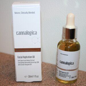 CANNALOGICA Facial Hydration Oil 30ml / 1oz Full Size Vegan, Clean Beauty